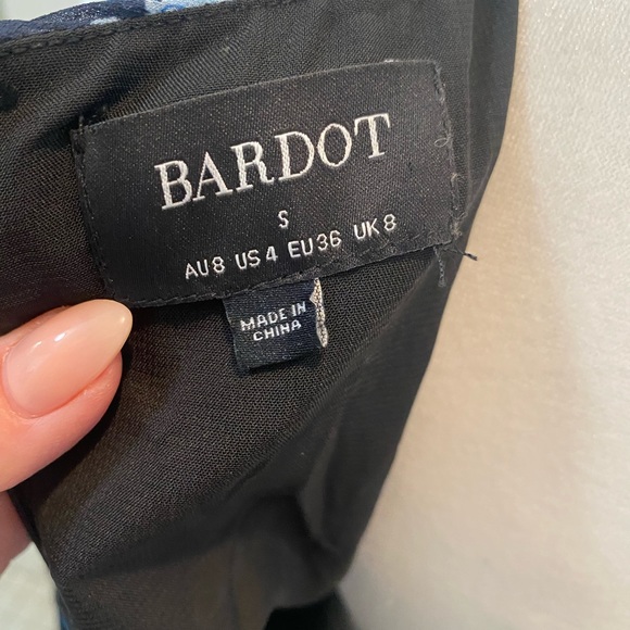 NWOT BARDOT Hallie Floral & Lace Mini Dress - Picture 12 of 13